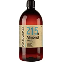 Los mejores  - Naissance Aceite de Almendras Dulces n. º 215-1 Litro - 100% natural para humectar y equilibrar la piel- hidratar el…